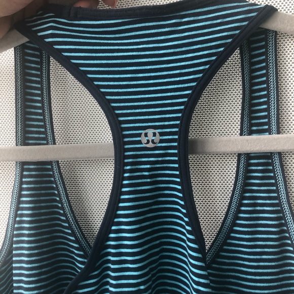 Striped cool racerback* - Picture 3 of 3